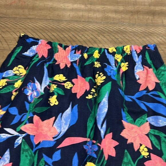 J. Crew floral skirt size 8. Linen and cotton - Picture 3 of 8